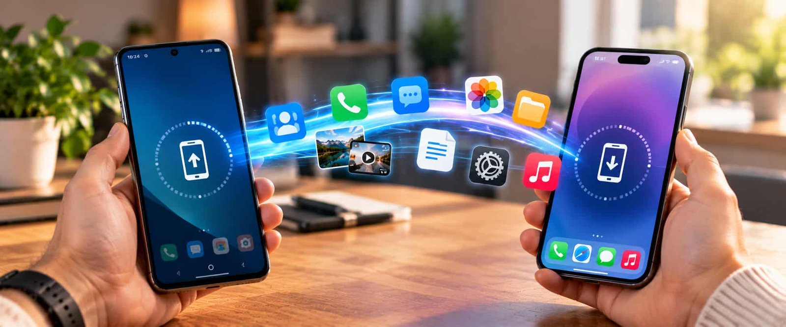 Prebacivanje podataka sa mobitela na mobitel